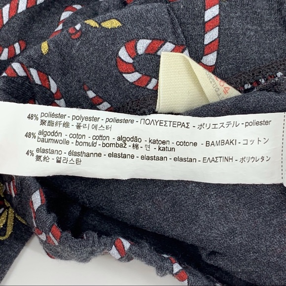 2/$25 Zara Girls Candy Cane Christmas Leggings, 13/14 - Picture 11 of 13